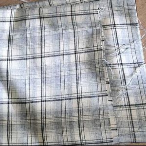 Men's checked shirt  fabric