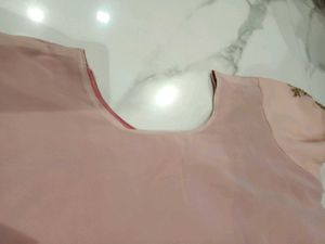 Elegant Pink Embroidered Kurta Set 3pc