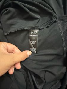 M&amp;S Black workout T-Shirt