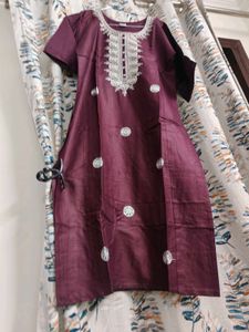 Elegant Embroidered Kurta
