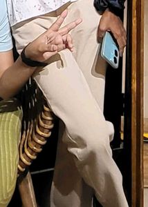 Beige Jeans