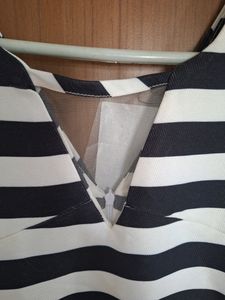 ELLE Striped Mini Dress