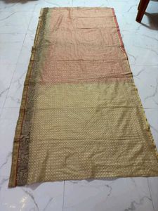 Beautiful Peach &amp; Gold Saree