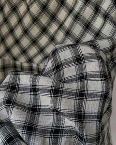 Chic Plaid Asymmetrical Midi Skirt