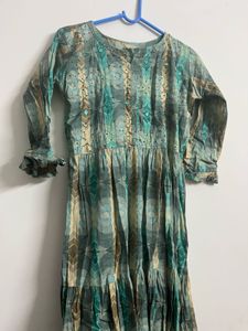 Bohemian Print Kurta with pant and duptta