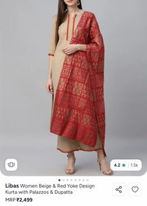 Libas Ethnic Kurta Set with Dupatta