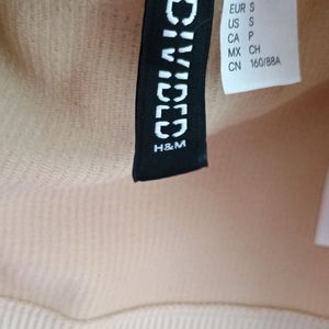 H&amp;M ribbed halterneck top