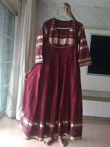 Elegant Maroon Kurti Dress
