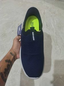 Skechers Navy Slip-On Sneakers