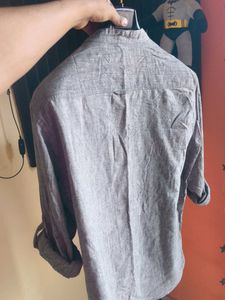 100% Cotton Men's Casual Shirt | Grey