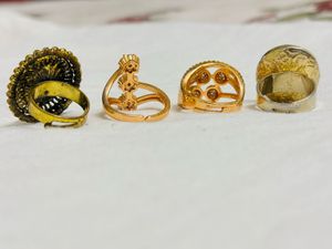 Set of 4 Elegant Rings and get 1 ring free