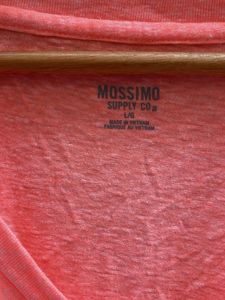 Coral V-Neck T-Shirt