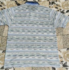 HENRY BROWN Retro Striped Polo Shirt