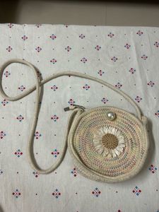 Boho Chic Crochet Crossbody Bag
