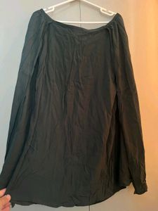 Chic Black Cape Dress