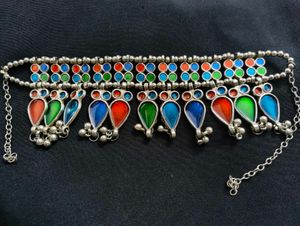 Bohemian Colorful Beaded Choker Necklace
