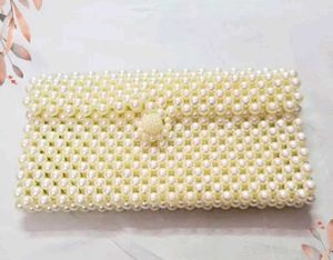 Elegant Pearl Clutch Bag