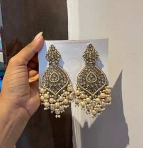 Designer Pearl Drop Earrings