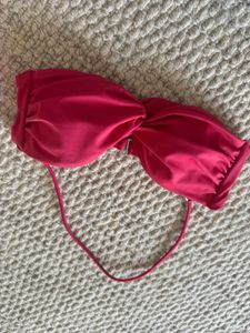 Chic Red Bikini Top