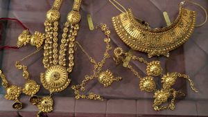 Exquisite Gold Bridal Jewellery Set