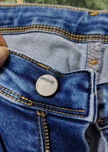 High waist Blue Denim Jeans