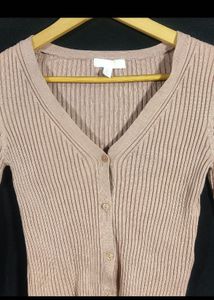 Mauve Knit Cardigan