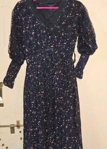 Chic Floral Print Midi Dress