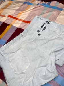 Sparkly Light Blue shorts