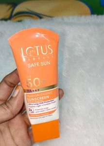 Lotus Herbals Safe Sun SPF 50+ Sunscreen