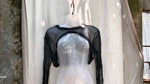 49209. Black sexy upper top