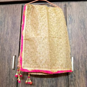 Party wear Kurti {Gown} With Heavy Dupatta And Bottom