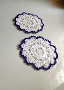 Handmade Crocheted Doilies (Set of 2)