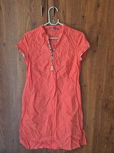 Coral Tunic Top