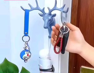 Decorative Deer Head Wall Mount Hook