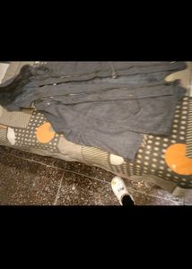 Men's Stylish Grey Hooded Jacket