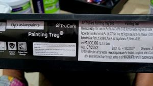 combo Asian painting Tray &amp;rooler