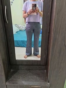 Stylish Grey Palazzos