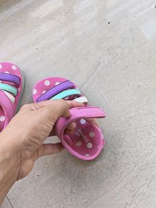 Cute Pink Polka Dot Sandals