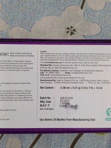 the derma co 15%vit C Ampoule kit