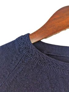 Navy Blue Crew Neck Sweater