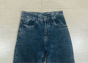 Acid Wash Wide Leg Jeans