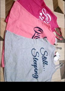4-6 year Comfortable Sleep Tank Tops Set