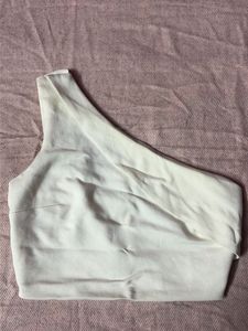Chic White One-Shoulder Top