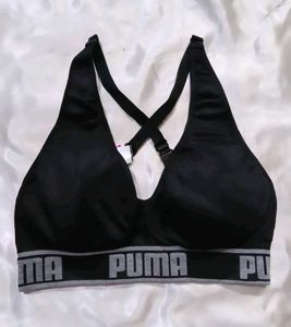 PUMA Black Sports Bra