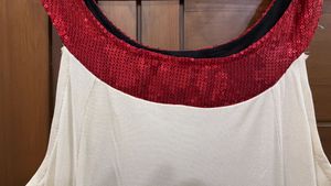 Sparkling Sequined Neckline Maxi Dress
