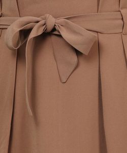 UCB Brown Belted Paperbag Waist Skirt