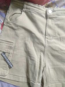 Khaki Cargo Shorts