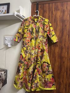 Vibrant Floral Print Kurta