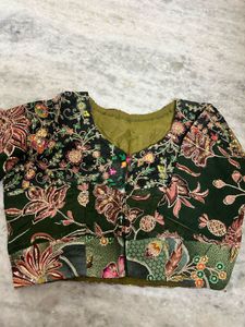 Embroidered Patchwork Blouse