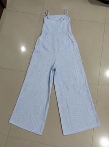 Westside Light Blue Wide Leg Jumpsuit